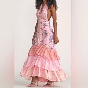 Loveshackfancy Sicilia Pink Maxi Dress NWT